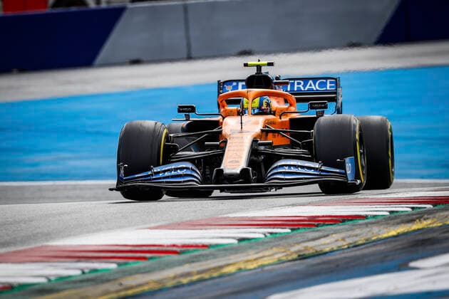 Motorsports: FIA Formula One World Championship, WM, Weltmeisterschaft 2020, Grand Prix of Styria, 4 Lando Norris (GBR, McLaren F1 Team), Spielberg Austria