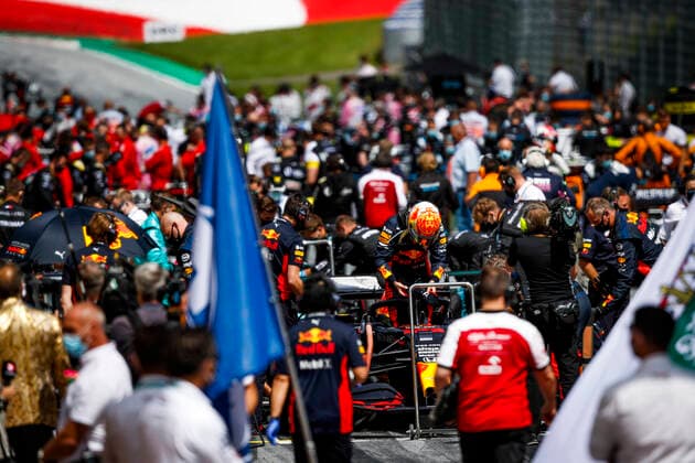 Motorsports: FIA Formula One World Championship, WM, Weltmeisterschaft 2020, Grand Prix of Styria, 33 Max Verstappen (NLD, Aston Martin Red Bull Racing), Spielberg Austria