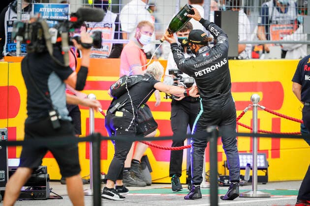 Motorsports: FIA Formula One World Championship, WM, Weltmeisterschaft 2020, Grand Prix of Styria, 44 Lewis Hamilton (GBR, Mercedes-AMG Petronas Formula One Team), Spielberg Austria