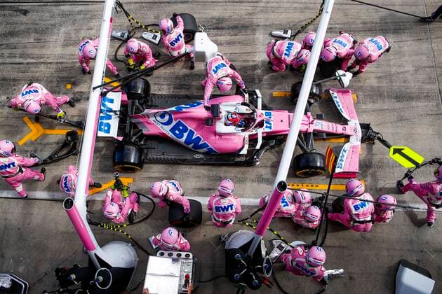 Motorsports: FIA Formula One World Championship, WM, Weltmeisterschaft 2020, Grand Prix of Styria, 11 Sergio Perez (MEX, BWT Racing Point F1 Team), Spielberg Austria