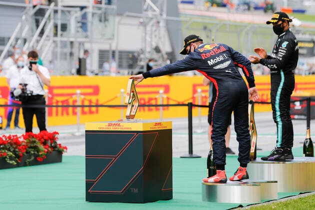 Motorsports: FIA Formula One World Championship, WM, Weltmeisterschaft 2020, Grand Prix of Styria, 33 Max Verstappen (NLD, Aston Martin Red Bull Racing), Spielberg Austria