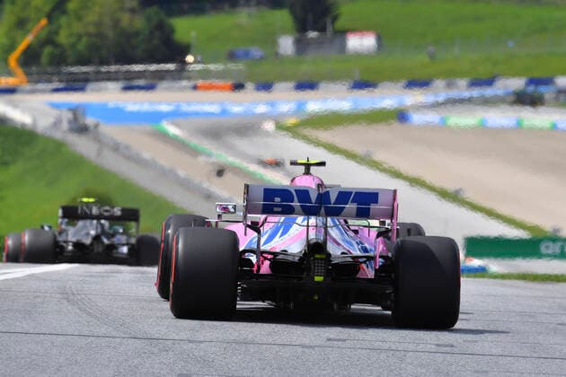 Motorsports: FIA Formula One World Championship, WM, Weltmeisterschaft 2020, Grand Prix of Styria, 18 Lance Stroll (CAN, BWT Racing Point F1 Team), Spielberg Austria