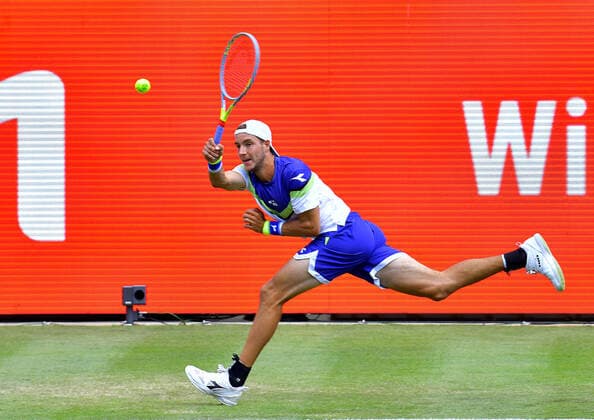 13 07 2020, xlakx, Sport Tennis, bett1Aces 2020 in Berlin emspor, l Jan Lennard Struff GER Berlin