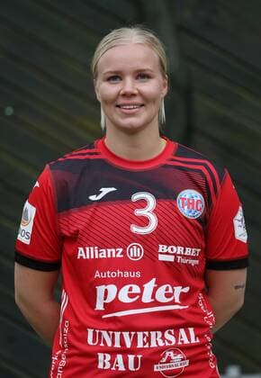Handball 1 Bundesliga Women THC team photo shoot 15 07 2020, Schönstedt, Baumkronenpfad, Handball 1 Bundesliga Women, Season 2020 2021, Thüringer Handballclub, THC team photo shoot in picture Emma Ekenman Fernis