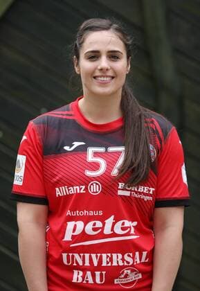 Handball 1 Bundesliga Women THC team photo shoot 15 07 2020, Schönstedt, Baumkronenpfad, Handball 1 Bundesliga Women, Season 2020 2021, Thüringer Handballclub, THC team photo shoot in picture Josefine Huber