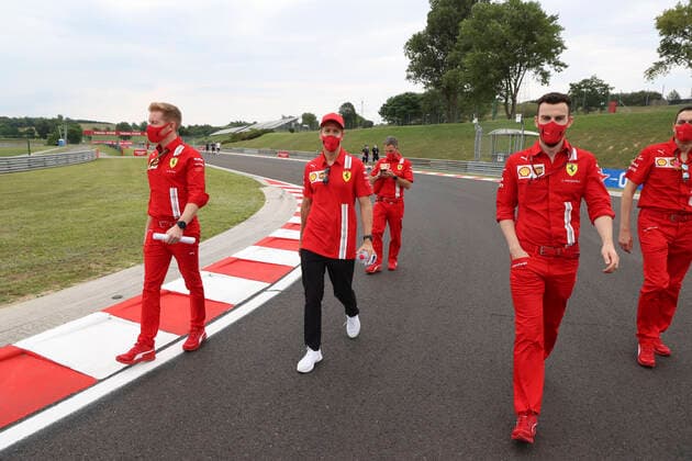 Motorsports: FIA Formula One World Championship, WM, Weltmeisterschaft 2020, Grand Prix of Hungary, 5 Sebastian Vettel (GER, Scuderia Ferrari Mission Winnow), Budapest Hungary