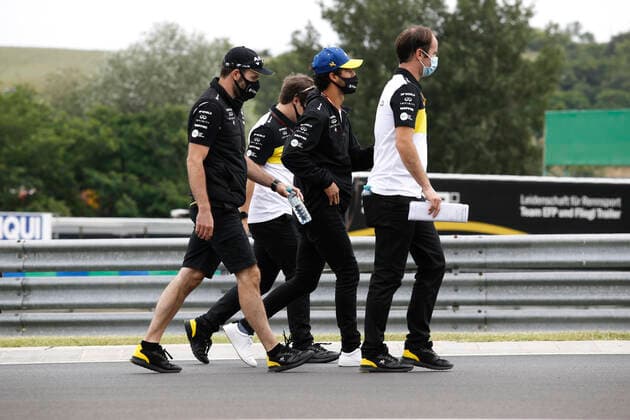 Motorsports: FIA Formula One World Championship, WM, Weltmeisterschaft 2020, Grand Prix of Hungary, 3 Daniel Ricciardo (AUS, Renault DP World F1 Team), Budapest Hungary
