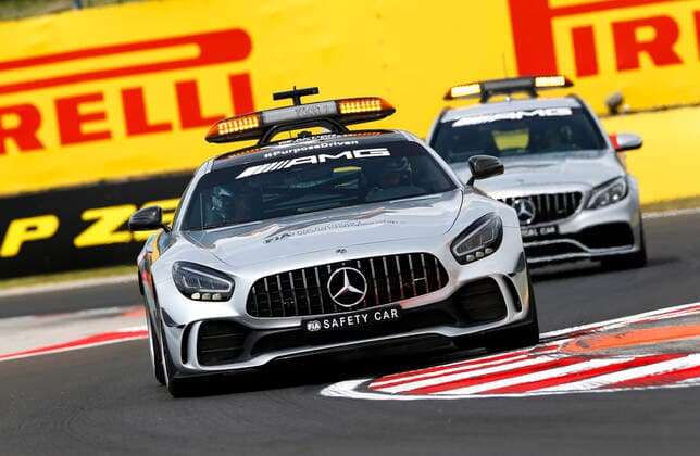 Motorsports: FIA Formula One World Championship, WM, Weltmeisterschaft 2020, Grand Prix of Hungary, F1 Safety Car, Mercedes-AMG GT R Budapest Hungary