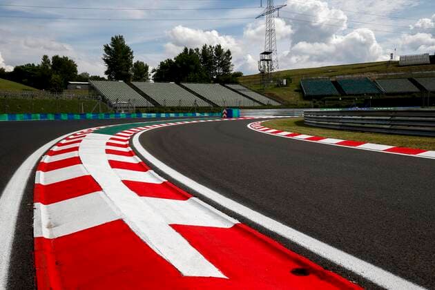 Motorsports: FIA Formula One World Championship, WM, Weltmeisterschaft 2020, Grand Prix of Hungary, Hungaroring, Curbs Budapest Hungary