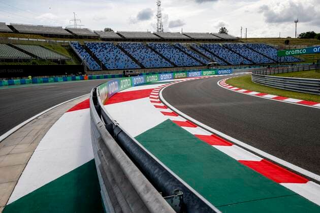 Motorsports: FIA Formula One World Championship, WM, Weltmeisterschaft 2020, Grand Prix of Hungary, Hungaroring, Curbs Budapest Hungary