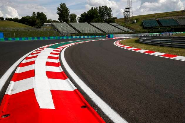 Motorsports: FIA Formula One World Championship, WM, Weltmeisterschaft 2020, Grand Prix of Hungary, Hungaroring, Curbs Budapest Hungary