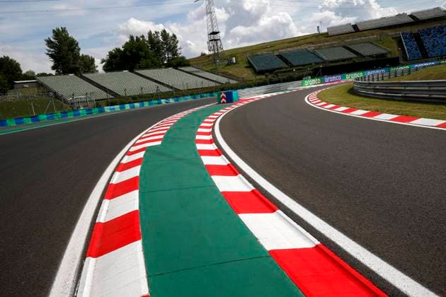 Motorsports: FIA Formula One World Championship, WM, Weltmeisterschaft 2020, Grand Prix of Hungary, Hungaroring, Curbs Budapest Hungary