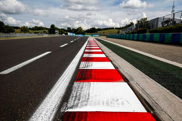 Motorsports: FIA Formula One World Championship, WM, Weltmeisterschaft 2020, Grand Prix of Hungary, Hungaroring, Curbs Budapest Hungary