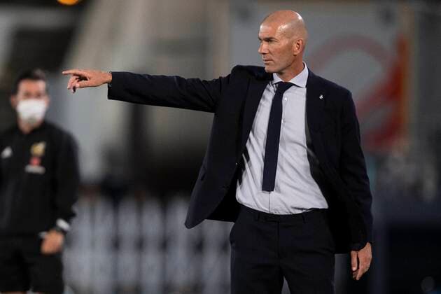 English La Liga soccer match Real Madrid vs Villarreal at Alfredo Di Estefano Stadium, Madrid, July 16, 2020 Zinedine Zidane La Liga Cordon Press Cordon Press  xx xFUTBOLxTEMPORADAx2019-2020x