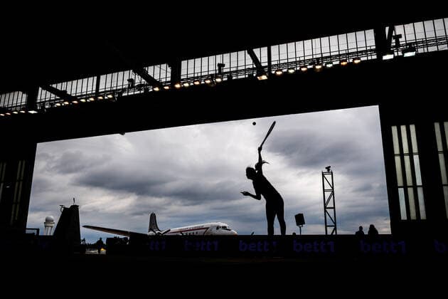 Tennis Berlin 17 07 2020 Bett1aces Tournament in the former Airport Berlin Tempelhof Hangar 6 Feature Elina Svitolina UKR