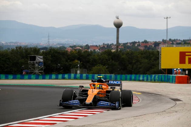 Motorsports: FIA Formula One World Championship, WM, Weltmeisterschaft 2020, Grand Prix of Hungary, 4 Lando Norris (GBR, McLaren F1 Team), Budapest Hungary