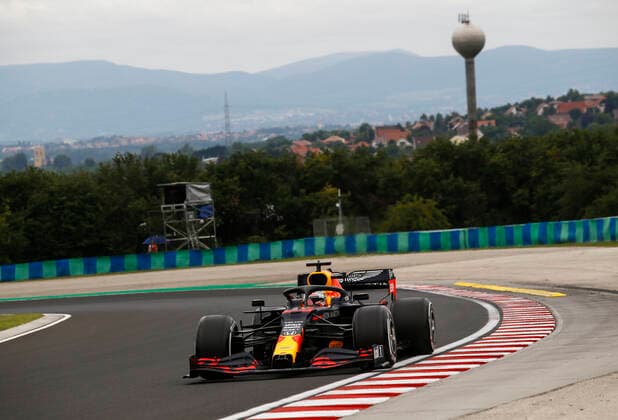 Motorsports: FIA Formula One World Championship, WM, Weltmeisterschaft 2020, Grand Prix of Hungary, 33 Max Verstappen (NLD, Aston Martin Red Bull Racing), Budapest Hungary
