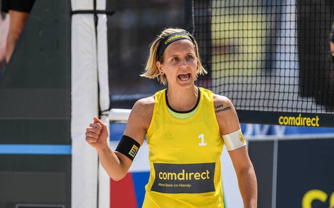 comdirect beach tour 2020, 18 07 2020 Laura Ludwig comdirect beach tour 2020 on 18 07 2020, Duesseldorf Copyright: xBEAUTIFULxSPORTS PeterxWeberx