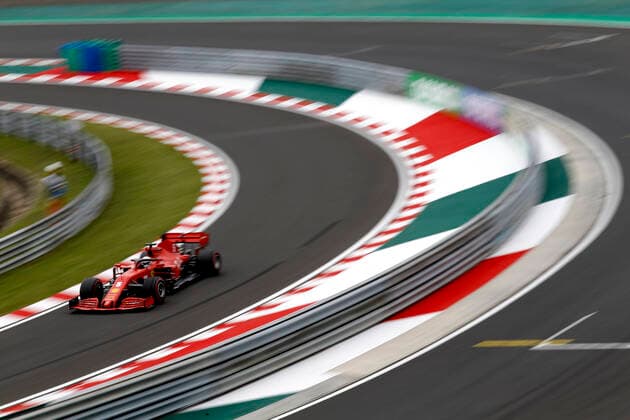 Sport Bilder des Tages Motorsports: FIA Formula One World Championship, WM, Weltmeisterschaft 2020, Grand Prix of Hungary, 5 Sebastian Vettel (GER, Scuderia Ferrari Mission Winnow), Budapest Hungary