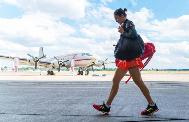 Sport Bilder des Tages July 18, 2020, Berlin, GERMANY: Andrea Petkovic of Germany in action against Petra Kvitova of the Czech Republic during Day 5 of the 2020 bett1ACES exhibition tournament Berlin GERMANY - ZUMAa181 20200718_zaa_a181_014 Copyright: xRobxPrangex