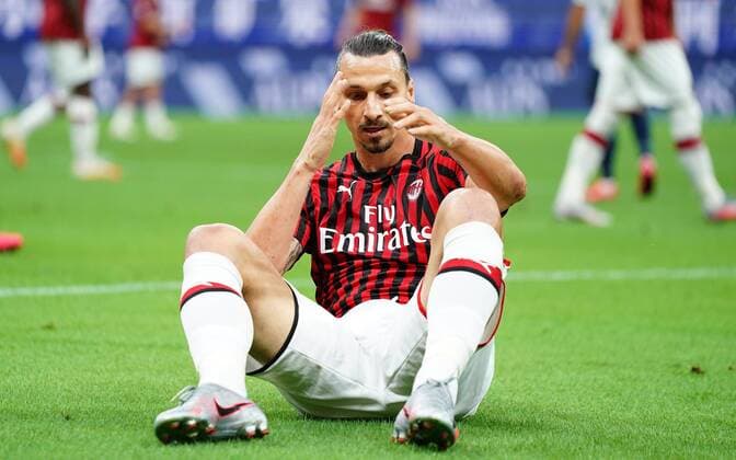 Photo LaPresse - Spada July 18 , 2020 Milan ( Italy ) Soccer A.C. Milan- Season 2019-2020 - Serie A Milan vs Bologna In the pic. Zlatan Ibrahimovic  Copyright: xSpada LaPressex