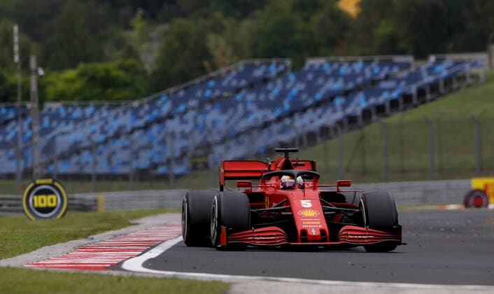 Motorsports: FIA Formula One World Championship, WM, Weltmeisterschaft 2020, Grand Prix of Hungary, 5 Sebastian Vettel (GER, Scuderia Ferrari Mission Winnow), Budapest Hungary
