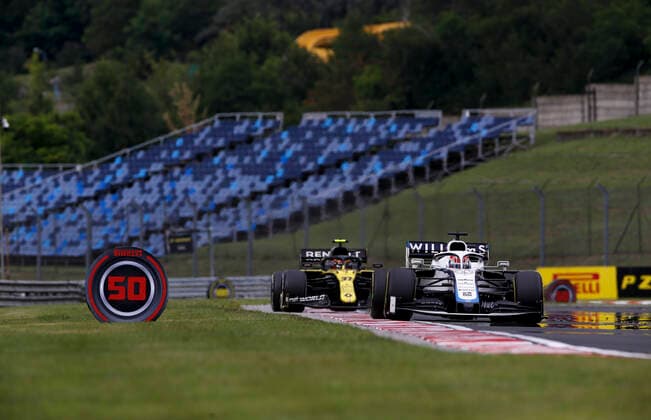 Motorsports: FIA Formula One World Championship, WM, Weltmeisterschaft 2020, Grand Prix of Hungary, 63 George Russell (GBR, Williams Racing), Budapest Hungary