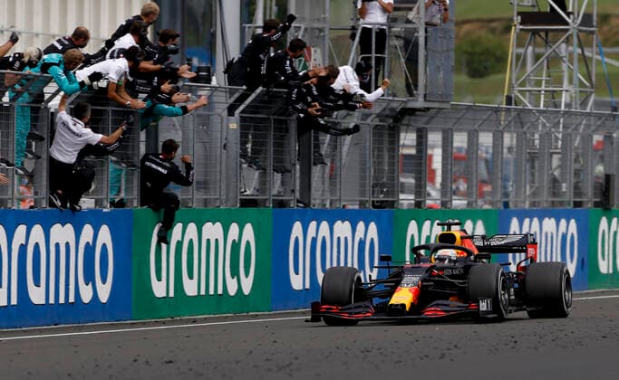 Motorsports: FIA Formula One World Championship, WM, Weltmeisterschaft 2020, Grand Prix of Hungary, 33 Max Verstappen (NLD, Aston Martin Red Bull Racing), Budapest Hungary