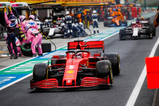 Motorsports: FIA Formula One World Championship, WM, Weltmeisterschaft 2020, Grand Prix of Hungary, 5 Sebastian Vettel (GER, Scuderia Ferrari Mission Winnow), Budapest Hungary