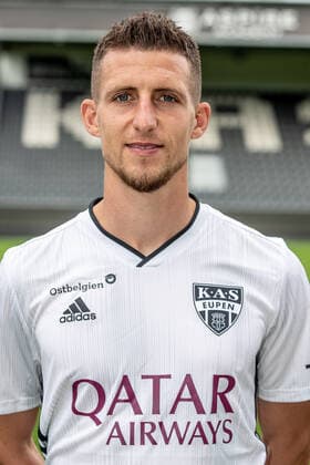 Eupen s Jens Cools poses for the photographer, in marge of the 2020-2021 photoshoot of Belgian Jupiler Pro League club KAS Eupen, Monday 27 July 2020 in Eupen. BRUNOxFAHY  x05830504x