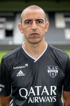 Eupen s goalkeeper coach Mauro Machado poses for the photographer, in marge of the 2020-2021 photoshoot of Belgian Jupiler Pro League club KAS Eupen, Monday 27 July 2020 in Eupen. BRUNOxFAHY  x05830484x