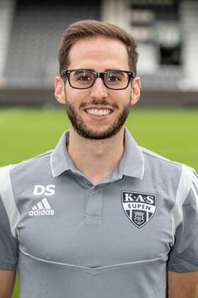 Eupen s physiotherapist Daniel Salazar poses for the photographer, in marge of the 2020-2021 photoshoot of Belgian Jupiler Pro League club KAS Eupen, Monday 27 July 2020 in Eupen. BRUNOxFAHY  x05830478x