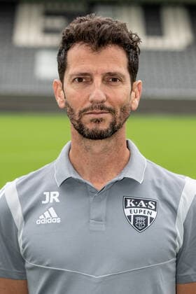 Eupen s physiotherapist Jose Luis Rubio poses for the photographer, in marge of the 2020-2021 photoshoot of Belgian Jupiler Pro League club KAS Eupen, Monday 27 July 2020 in Eupen. BRUNOxFAHY  x05830480x