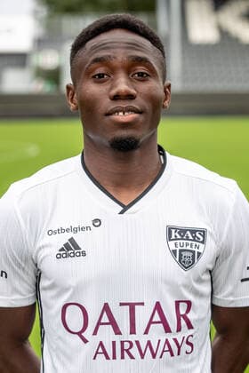 Eupen s Ignace Ndri poses for the photographer, in marge of the 2020-2021 photoshoot of Belgian Jupiler Pro League club KAS Eupen, Monday 27 July 2020 in Eupen. BRUNOxFAHY  x05830510x