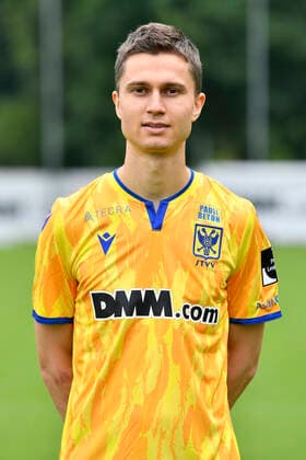 STVV s Wolke Janssens poses for the photographer, in marge of the 2020-2021 photoshoot of Belgian Jupiler Pro League club STVV Sint-Truidense Voetbalvereniging, Monday 27 July 2020 in Sint-Truiden. JOHANxEYCKENS  x05830556x