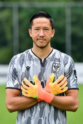 STVV s goalkeeper Daniel Yabuki Schmidt poses for the photographer, in marge of the 2020-2021 photoshoot of Belgian Jupiler Pro League club STVV Sint-Truidense Voetbalvereniging, Monday 27 July 2020 in Sint-Truiden. JOHANxEYCKENS  x05830557x