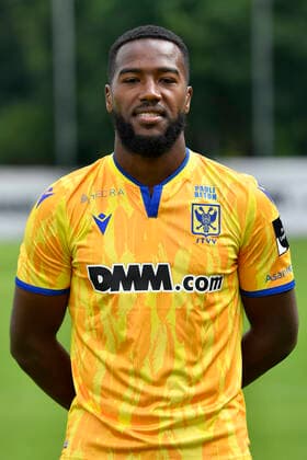STVV s Duckens Nazon poses for the photographer, in marge of the 2020-2021 photoshoot of Belgian Jupiler Pro League club STVV Sint-Truidense Voetbalvereniging, Monday 27 July 2020 in Sint-Truiden. JOHANxEYCKENS  x05830544x