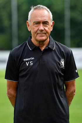 STVV s warehouseman Valere Stevens poses for the photographer, in marge of the 2020-2021 photoshoot of Belgian Jupiler Pro League club STVV Sint-Truidense Voetbalvereniging, Monday 27 July 2020 in Sint-Truiden. JOHANxEYCKENS  x05830543x