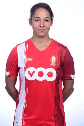 LIEGE, BELGIUM - JULY 23 : Lola Wajnblum of Standard Femina pictured during the team photo shoot of Standard Femina de Liege prior the Women s Super League football season 2020 - 2021 on July 23, 2020 in Liege, Belgium , 23 07 2020 FOOTBALL : Equipe feminine Standard de Liege photo shoot 2020 - 2021 - 23 07 2020 PHOTONEWS PANORAMIC 