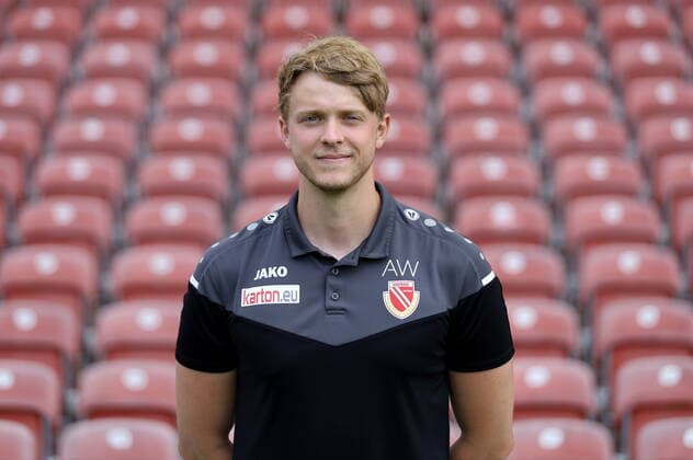 Goalkeeping coach Anton Wittmann FC Energie Cottbus Regionalliga Nordost Poträttermin 2020 2021 FC Energie Cottbus Regionalliga Nordost Poträttermin 2020 2021