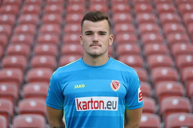 Tim Stawecki FC Energie Cottbus Regionalliga Nordost Poträttermin 2020 2021 FC Energie Cottbus Regionalliga Nordost Poträttermin 2020 2021