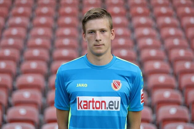 Elias Bethke FC Energie Cottbus Regionalliga Nordost Poträttermin 2020 2021 FC Energie Cottbus Regionalliga Nordost Poträttermin 2020 2021