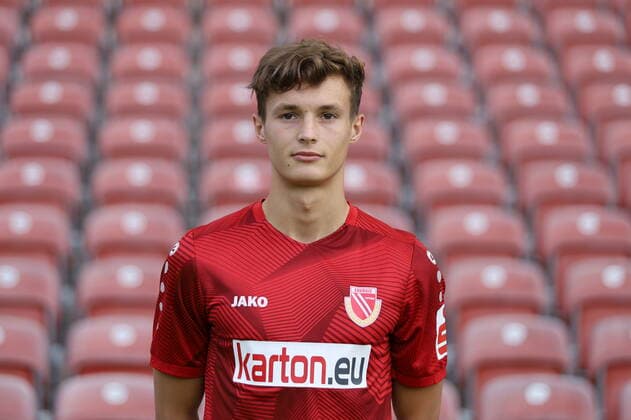 Jeremy Postelt FC Energie Cottbus Regionalliga Nordost Poträttermin 2020 2021 FC Energie Cottbus Regionalliga Nordost Poträttermin 2020 2021