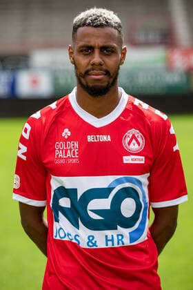 Kortrijk s Faiz Selemani poses for the photographer, in marge of the 2020-2021 photoshoot of Belgian Jupiler Pro League club KV Kortrijk, Tuesday 28 July 2020 in Kortrijk. KURTxDESPLENTER  x05831174x