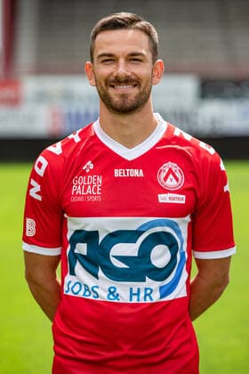 Kortrijk s Brendan Hines-Ike poses for the photographer, in marge of the 2020-2021 photoshoot of Belgian Jupiler Pro League club KV Kortrijk, Tuesday 28 July 2020 in Kortrijk. KURTxDESPLENTER  x05831176x