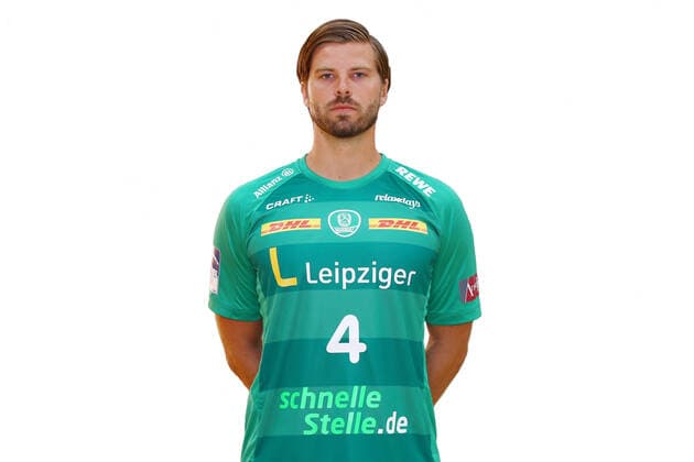 DHfK Leipzig Season 2020 21 Patrick Wiesmach, SC DHfK Leipzig , Handball Bundesliga, portrait date, 2020 2021 , Leipzig, 16 07 2020 ,