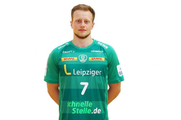 DHfK Leipzig Season 2020 21 Luca Witzke, SC DHfK Leipzig , Handball Bundesliga, portrait date, 2020 2021 , Leipzig, 16 07 2020 ,