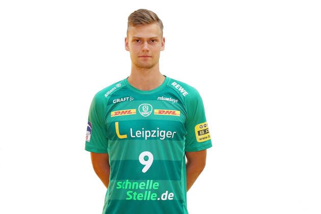 DHfK Leipzig Season 2020 21 Julius Meyer Siebert, SC DHfK Leipzig , Handball Bundesliga, portrait date, 2020 2021 , Leipzig, 16 07 2020 ,