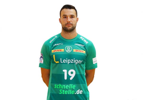 DHfK Leipzig Season 2020 21 Bastian Roscheck, SC DHfK Leipzig , Handball Bundesliga, portrait date, 2020 2021 , Leipzig, 16 07 2020 ,