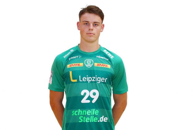 DHfK Leipzig Season 2020 21 Nicolas Neumann, SC DHfK Leipzig , Handball Bundesliga, portrait date, 2020 2021 , Leipzig, 16 07 2020 ,